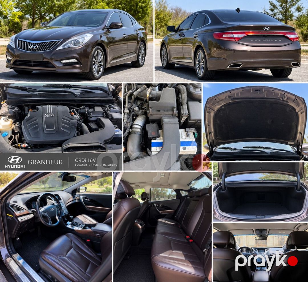 Hyundai Grandeur, 2014 il — Avtomobillər, Bakı (12)