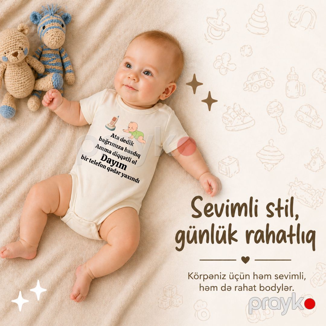 Yenidoğulmuş üçün bodi 31575, pambıq, ağ, yaş 0-3 ay — Mallar, Bakı (3)