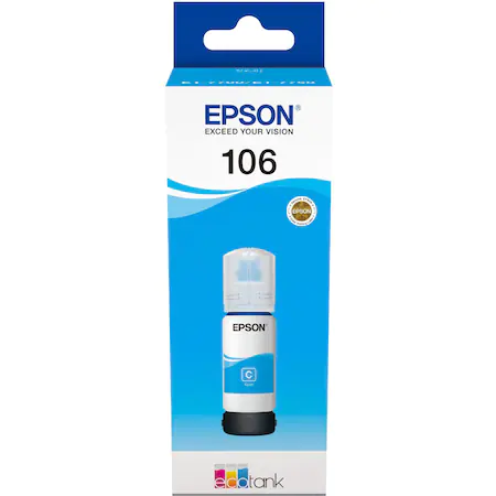 Epson 106 EcoTank Cyan Ink Bottle (C13T00R240) — Bakı