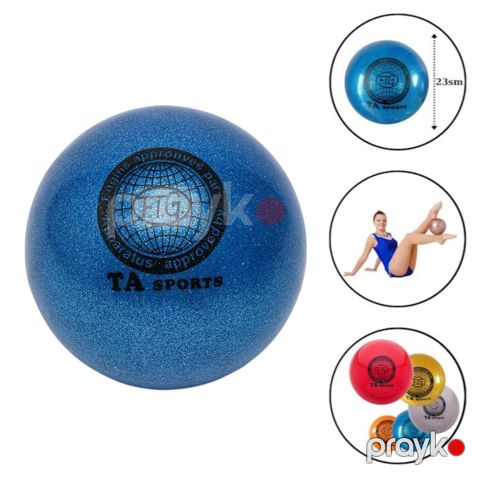 Gimnastika topu ISAGA0133, göy, 23 sm — Bakı