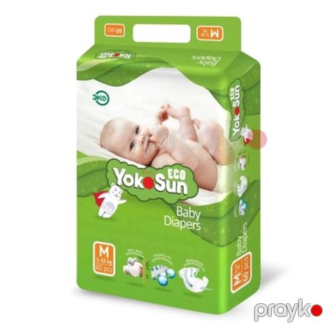 Uşaq bezləriYokoSun Eco, 3(Midi / M), 60 əd — Bakı