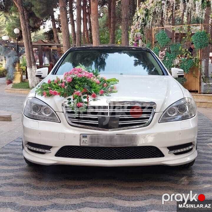 Mercedes w221 s class, 2012 il — Minik avtomobili icarəsi, Bakı (3)
