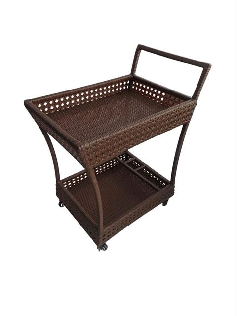 959 Məhsulun adı: Bağ üçün stol Zili Rattan 55x76x85 sm, qəhvəyi — Masalar