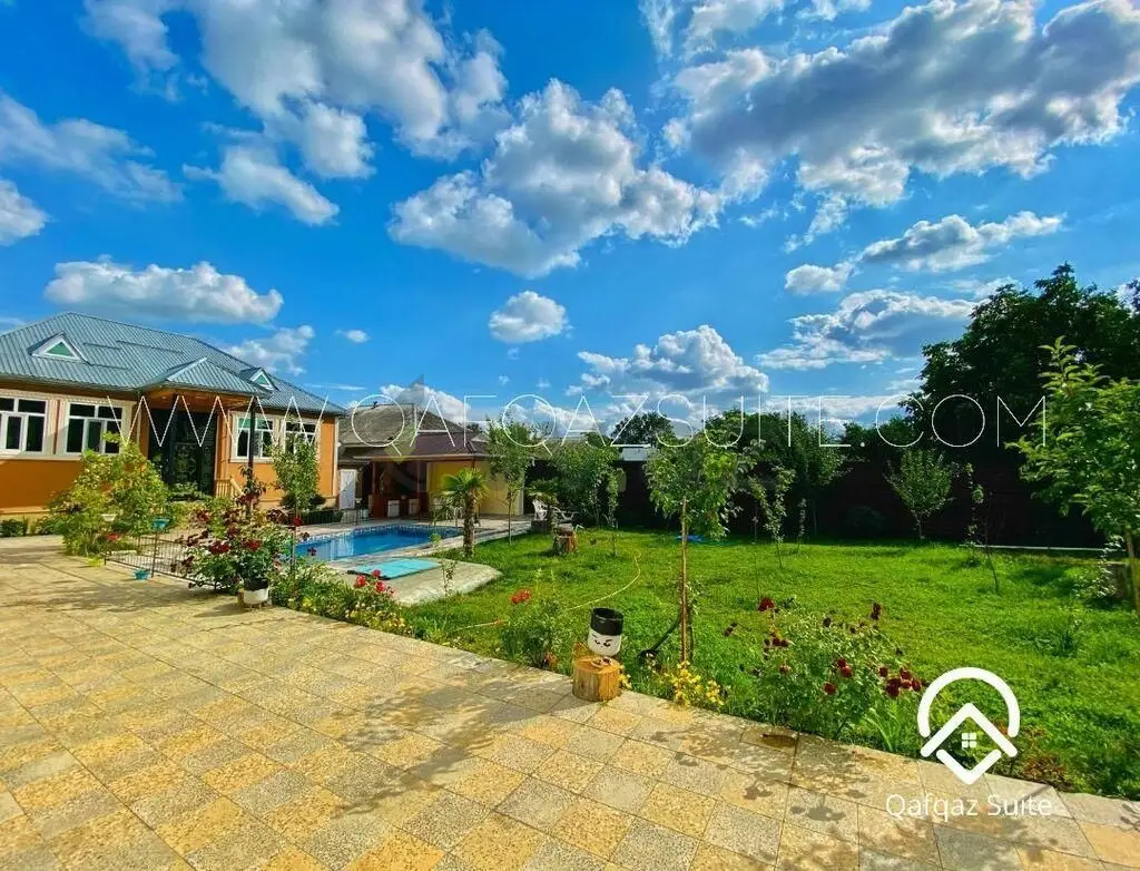 4 otaqlı Həyət evi Kirayə (günlük), Qəbələ — Ev, villa, Qəbələ (8)