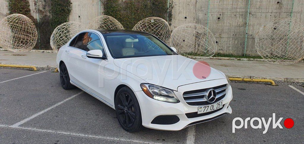 Mercedes C 300, 2.0 L, 2017 il, 175 000 km — Avtomobillər, Bakı (9)