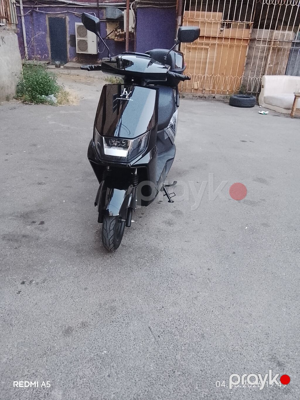 Elektrik skuter – Kamıoc (qara rəng) 5000 gedib kredit yoxdu nağd — Mopedlər və skuterlər, Bakı (3)