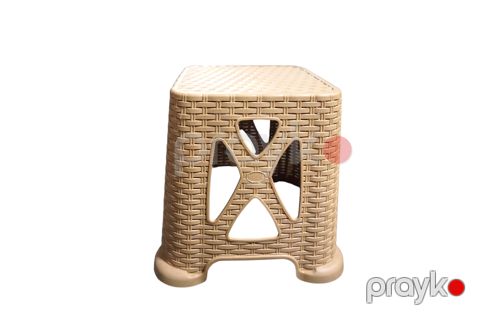 Taburet Naser, 45x30x39 sm, plastik, bej — Bakı