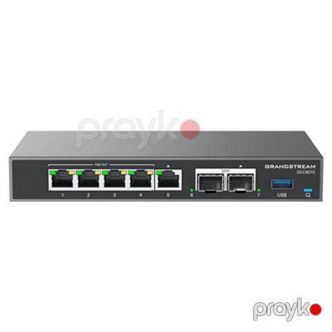 Grandstream GCC6010 All-in-one convergence device: VPN Router Ngfw Switch and IP PBX(GCC6010) — Bakı