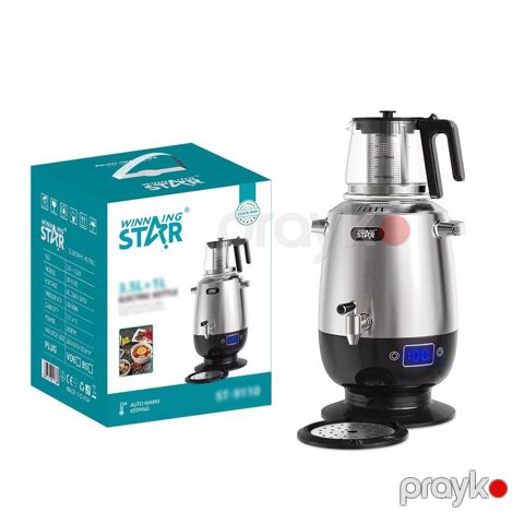 5028 Məhsulun adı: Elektrik samovar Winning Star ST-9110 Brend — Bakı