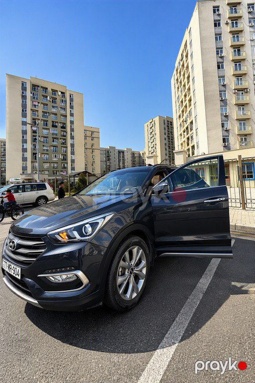 Hyundai Santa Fe, 2.0 L, 2017 il, 203 722 km — Avtomobillər, Bakı (6)