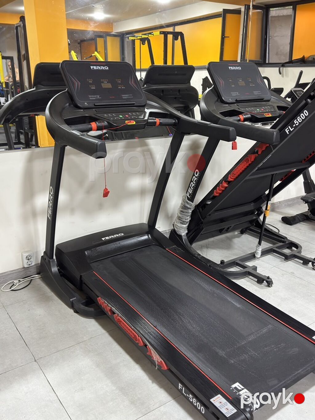Ferro Fitness FL-5600 qaçış trenajoru - Güclü elektrik mühərriki və — Koşu simulyatorları, Digah (4)