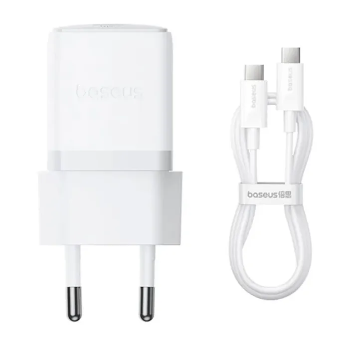 Baseus Palm Fast Charger 1C 30W Usb-c Şarj Adapteri və 1 m Kabel — Bakı