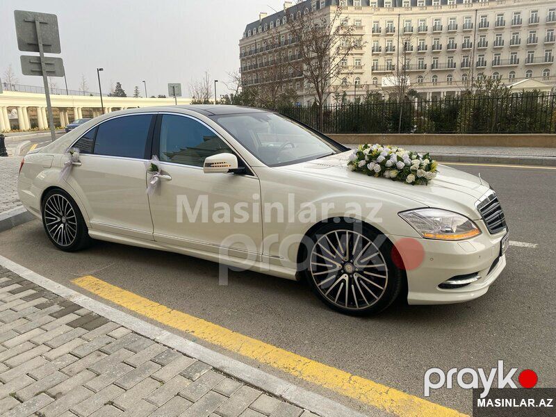 Mercedes w221 s class, 2012 il — Minik avtomobili icarəsi, Bakı (4)