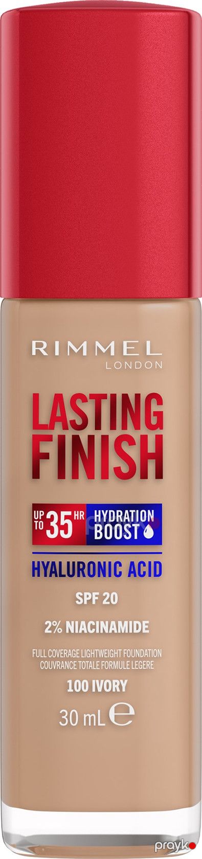 Tonal kremi Rimmel London Lasting Finish 100 ivory Sesame, 30 ml — Bakı