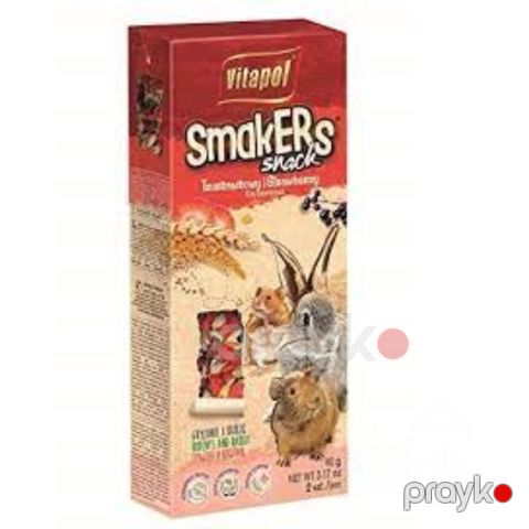 Çubuqlar Vitapol Smakers Strawberry 1117, gəmirici üçün, 90 q — Bakı