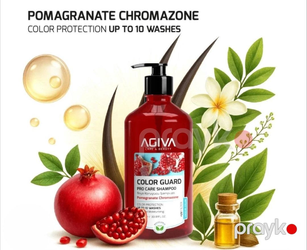 Saçlar üçün şampun Agiva Color Guard Pro Care 1000 ml — Mallar, Bakı (2)