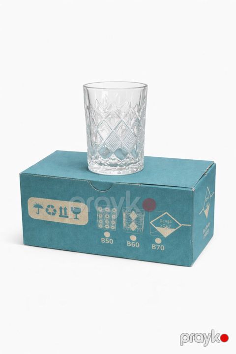 Stəkan dəsti DX-233, şüşə, şəffaf, 150 ml, 6 əd — Bakı