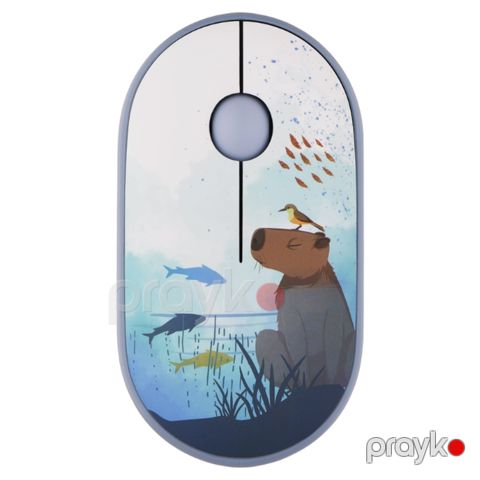 2E Mouse MF300 capybara:swım Silent wl bt, Blue (2E-MF300WCAPIBARABL) — Pctech — Periferiya cihazları