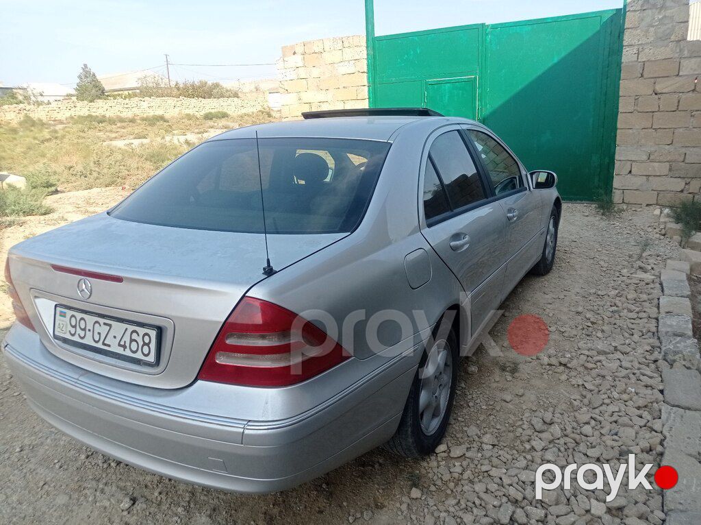Mercedes C 200, 1.8 L, 2002 il, 386 000 km — Avtomobillər, Bakı (2)