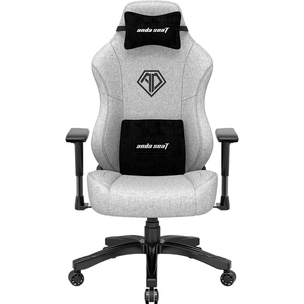 Oyun kreslosu AndaSeat Phantom 3, parça örtüklü, boz (AD18Y-06-G-F) — Bakı