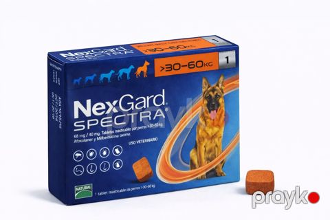 Çeynəmə həb NexGard Spectra, 30.1-60 yetkin itlər üçün, qiymət 1 ədəd üçündür — Bakı