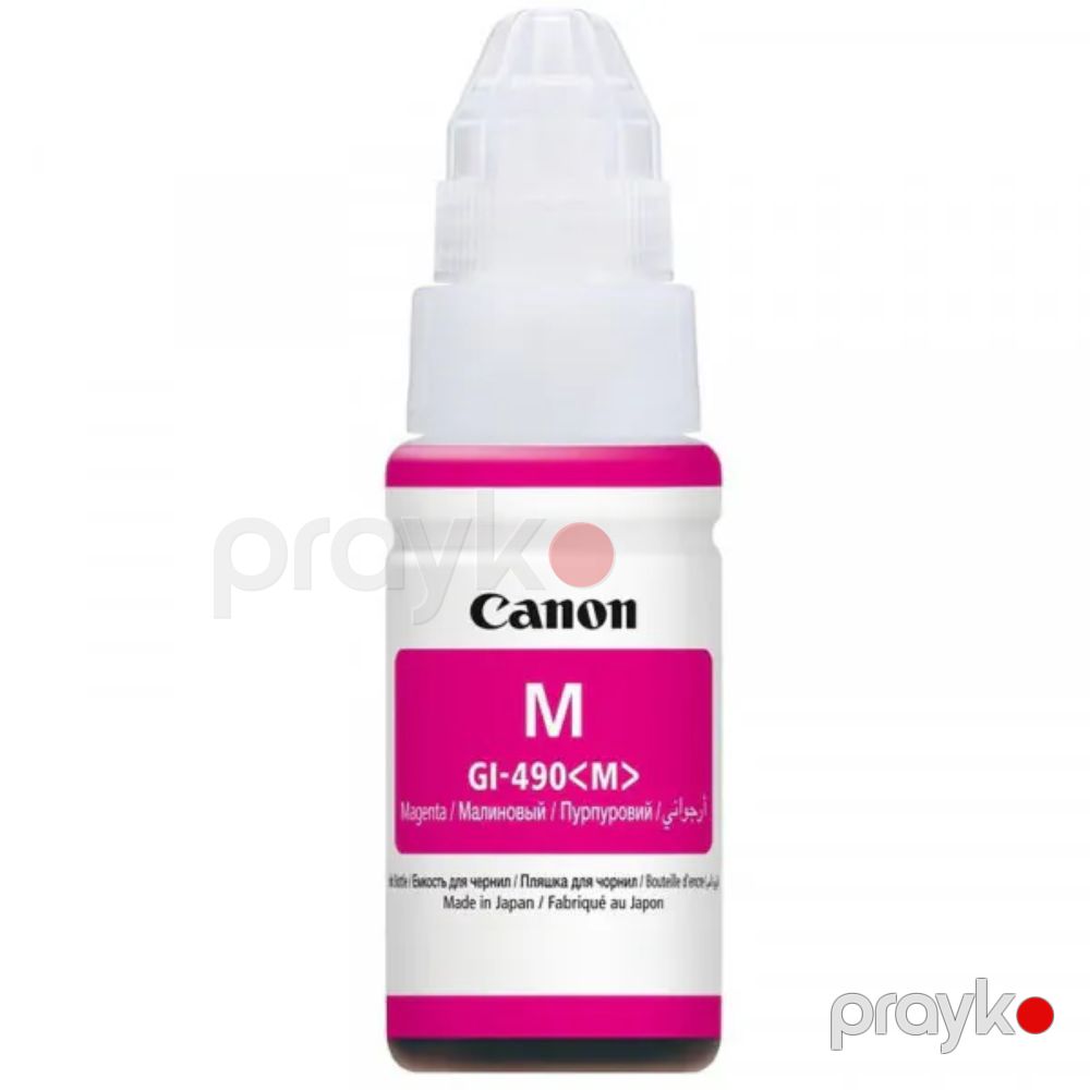 Canon INK Bottle GI-490 M (0665C001) — Printerləri, Bakı (2)