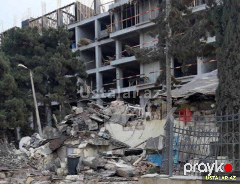 Söküntü işlərin görülməsi — Hazır konstruksiyalar, Bakı (2)