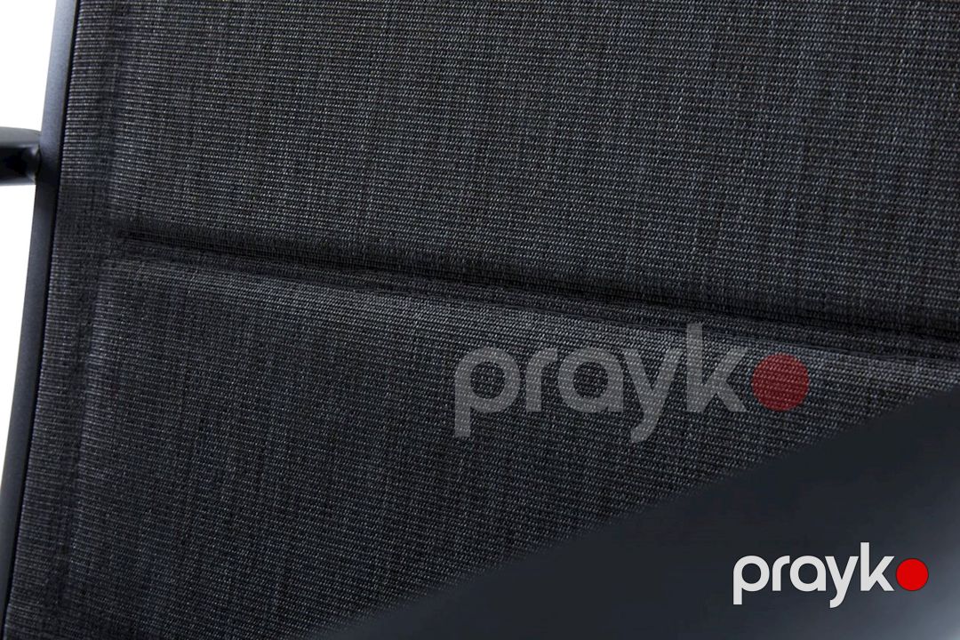 Bağ stulu Jysk Mysen, polyester/parça, qara/boz, 58x69x110 sm — Mallar, Bakı (2)