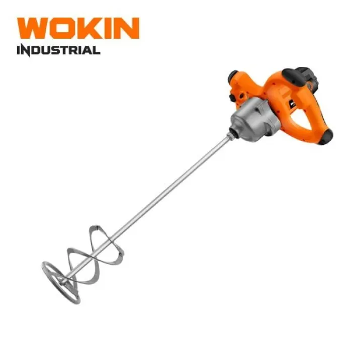 Wokın Elektrikli Mikser 1800W – Beton və Boya Qarışdırıcı — Bakı