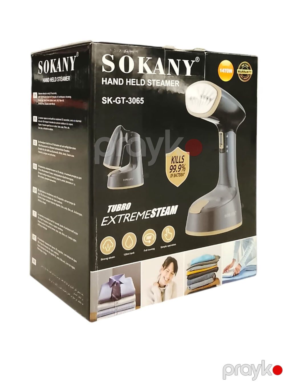 7488 Məhsulun adı: Geyim buxarlayıcısı Sokany SK-GT-3065 Brend — Buxar soxucu, Bakı (3)