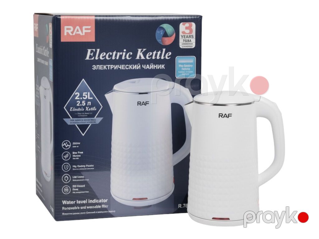 4800 Məhsulun adı: Elektrik çaydan RAF R.7880 NS17, 2.5 L Brend — Elektrik çaydanları və termoslar, Bakı (3)