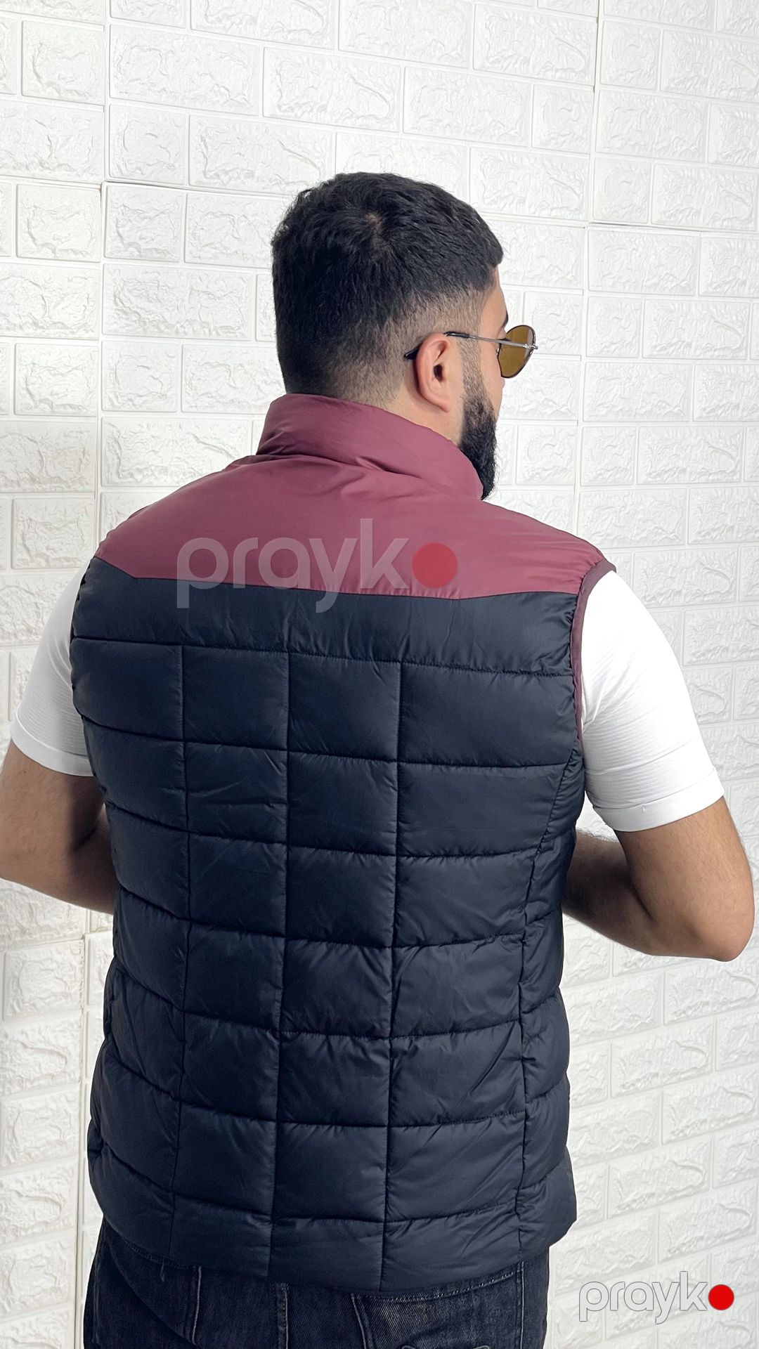 Kişilər üçün qalın jilet 1412-15301, qara, polyester, ölçü XXL — Mallar, Bakı (2)