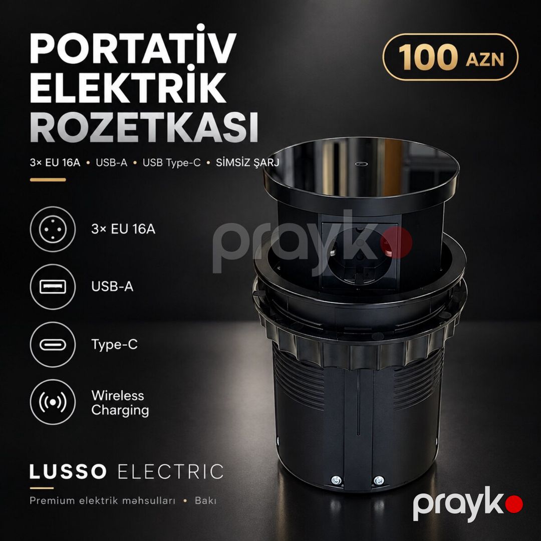 Lusso Electric rozetkası — Təmir və inşaat, Bakı (2)