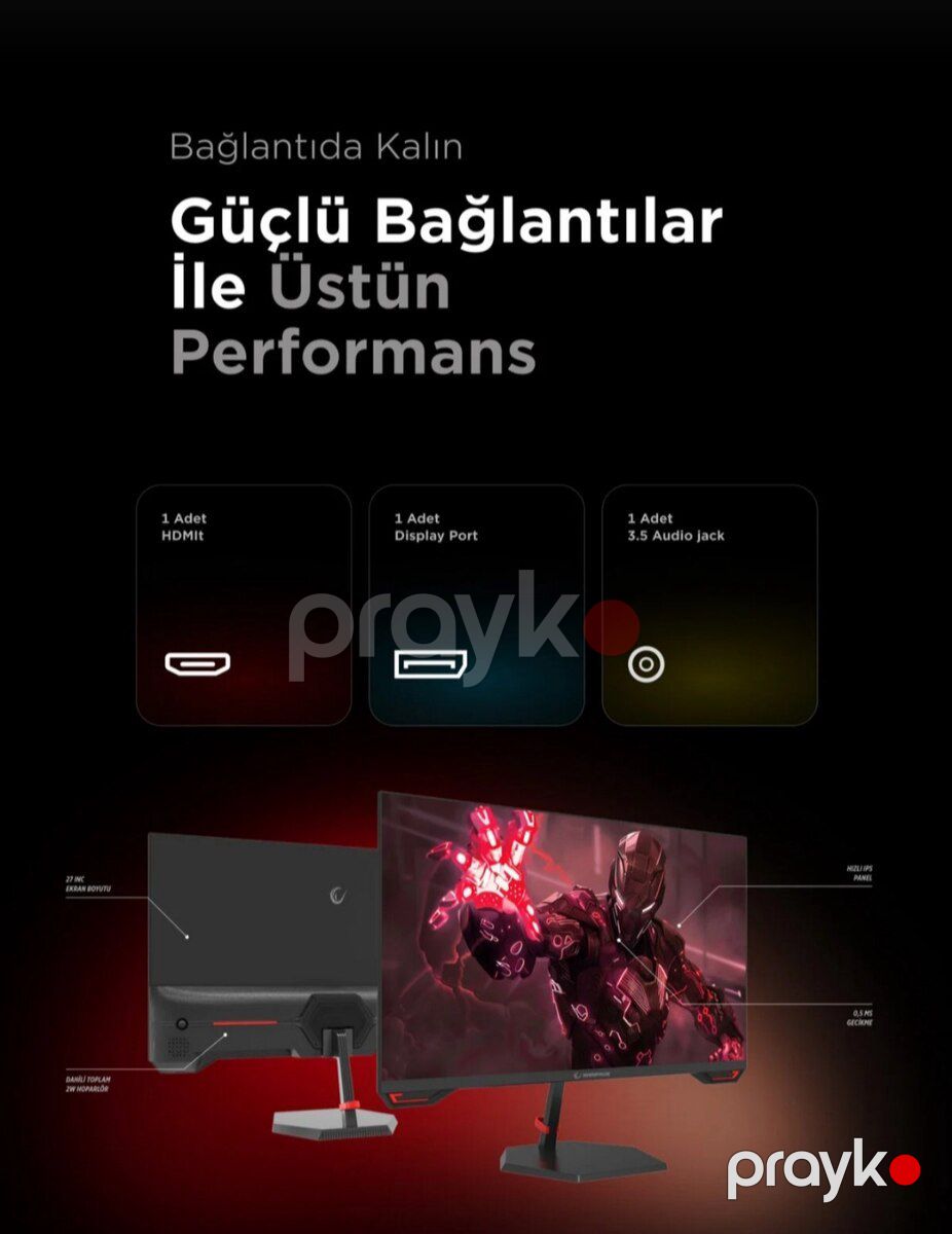 Monitor Rampage Crimson — Kompüterlər və noutbuklar, Gəncə (4)