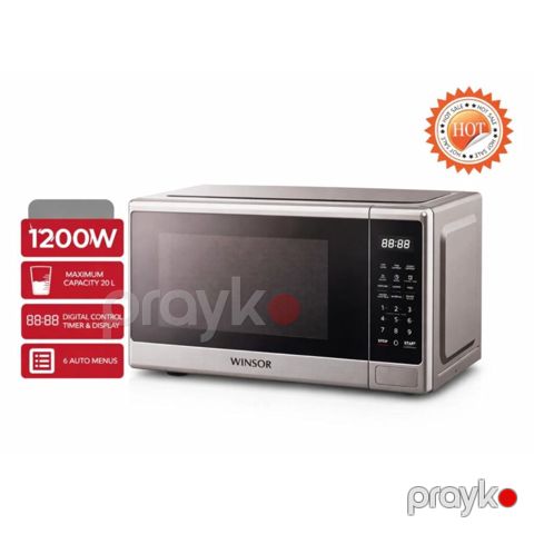 9826 Məhsulun adı: Mikrodalğalı soba Winsor AA-770850 20l 1200Vt — Bakı