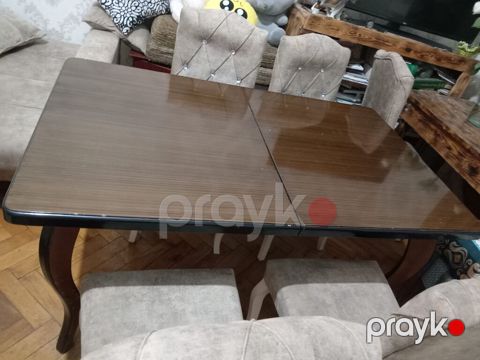 Qonaq masası, İşlənmiş, Açılan, Taxta, Dördbucaq masa — Bakı