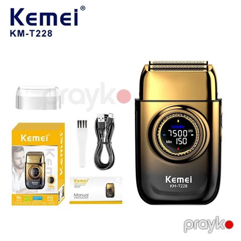 8394 Məhsulun adı: Elektrik ülgüc Kemei KM-T228 Brend: Kemei — Bakı