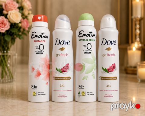 Dezodorant-antiperspirant dəsti qadınlar üçün, 4x150 ml — Bakı