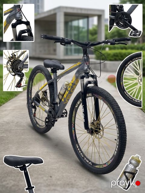 Dağ velosipedi Velone 9491, 29", boz — Bakı