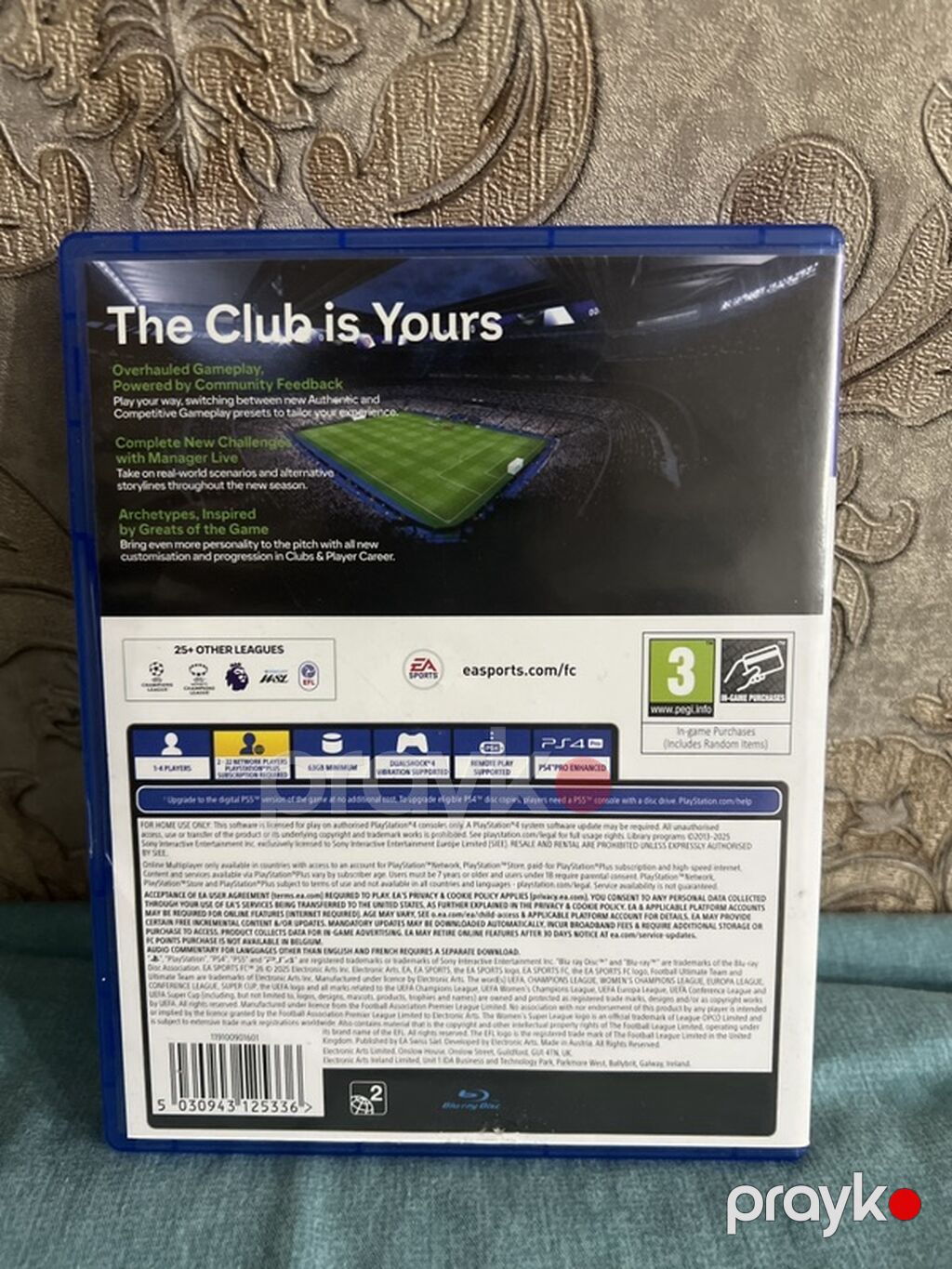 EA Sports FC 26 – PS4 (Blu-ray diski) Cızıqı yoxdur isdeyene endirim — Konsol oyunları, Bakı (3)