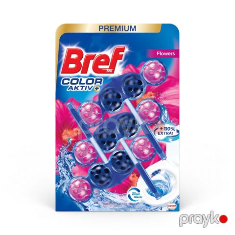 Unitaz üçün dəyişdirilən blok Bref Color Aktiv Flower, 50 q х 3 ədəd — Bakı