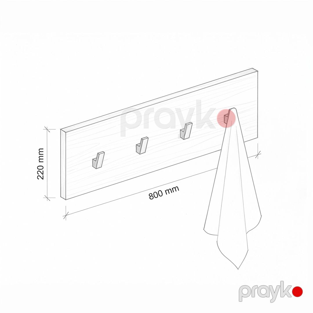 Divar rəfi, Ldsp, votan, 80x20x1.8 sm — Mallar, Bakı (2)