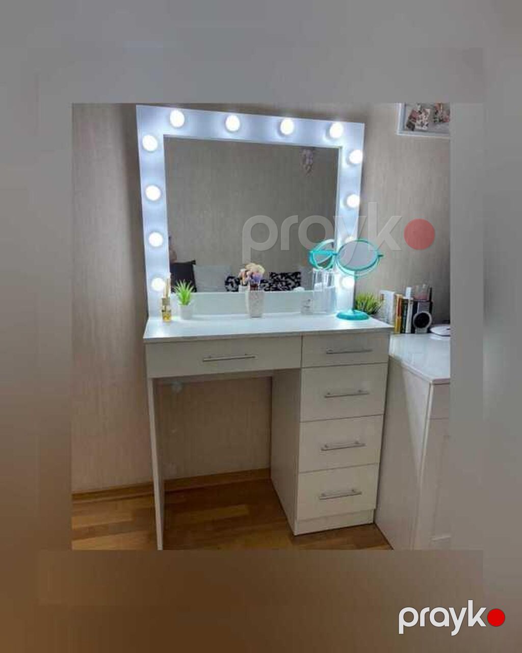 Salon güzgüsü Fabrik istehsalı makiyaj / vizaj / gözəllik salonu — Salon mebeli, Bakı (4)