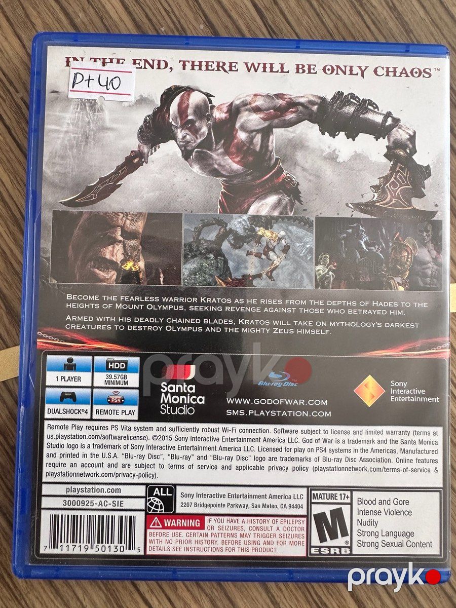God of war remastered — Oyunlar, konsollər və proqramlar, Bakı (2)