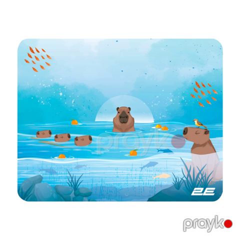 2E Mouse Pad capybarra, blue (2E-PAD-S-CAPY-BLUE) — Pctech — Peripheral Devices