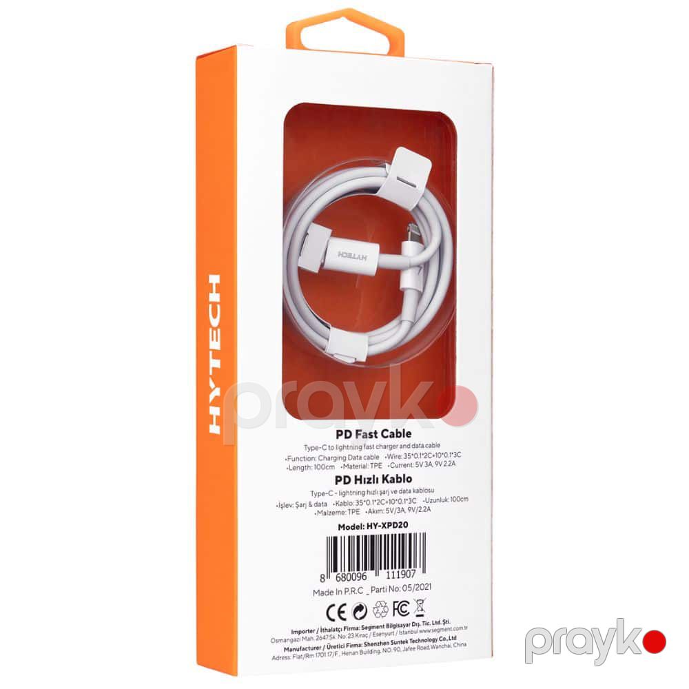 Hytech XPD20 USB-TypeC to USB-Lightning (KB000009) — Kabelləri, adapterlər və keçidçilər, Bakı (3)