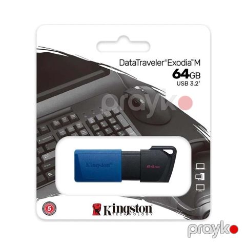 Kingston DataTraveler Exodia M 64GB – USB 3.2 Flash Drive (DTXM/64GB) — Bakı