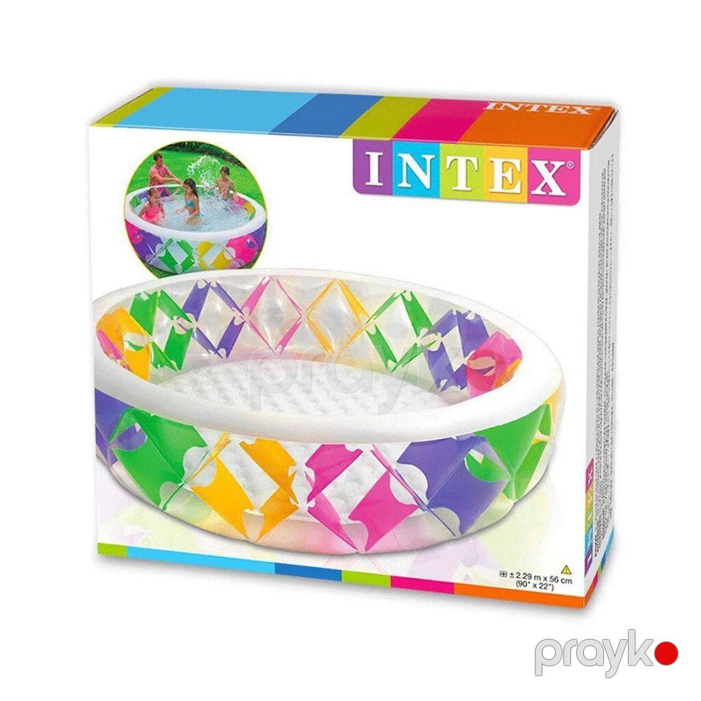 8009 Məhsulun adı: Şişmə hovuz Intex H562025494, rəngbərəng, 229x56 — Hovuzlar, Bakı (3)