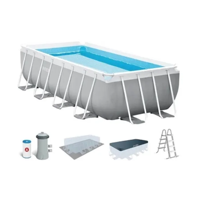 Peşəkar Intex 26788 Prism Frame Hovuz Dəsti (400x200x100 sm) Rəqəmsal Konstruksiya Stabilliyi — Bakı
