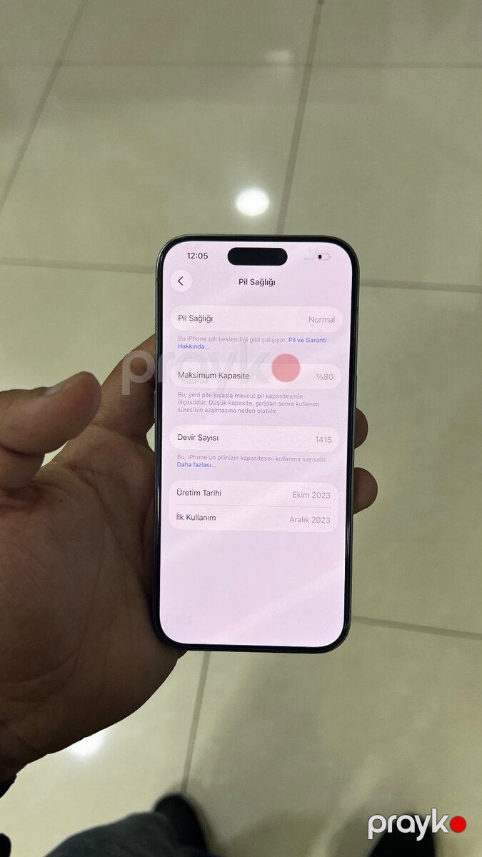 Apple iPhone 15 Pro Natural Titanium 128GB/8GB — Smartfonlar, Bakı (7)
